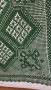 Зелена покривка плетена на една кука 70 х 70 см, снимка 5