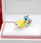 PANDORA Charm Disney SNOW WHITE DRESS DANGLE, снимка 2