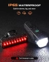 Нов LED комплект за велосипед 1200 лумена 3+5 режима USB-C водоустойчив, снимка 6