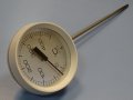 биметален термометър радиален тип DTU N2 ф100 L-400, снимка 6
