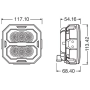LED фар OSRAM LEDPWL 116-SP 12/24V 1500lm 6000K, снимка 2