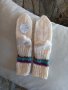 Ръчно плетени детски чорапи, дължина на ходилото 17 см