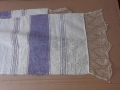 Автентичен тъкан кенарен месал с дантела , обредна кърпа, снимка 5