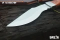 Ръчно направен нож - кукри 140х270,D2,кожа, снимка 4