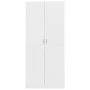 Гардероб, бял, 90x52x200 см, ПДЧ , снимка 4