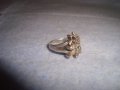 СТАР СРЕБЪРЕН ФЛОРАЛЕН АРТ ПРЪСТЕН СРЕБРО 925 с ЦИРКОНИ 25971, снимка 15