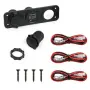 Панел 3 в 1 с волтметър два QC3.0 USB порта и 12V гнездо, снимка 2