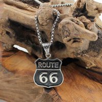 Медальон Route 66, снимка 2 - Колиета, медальони, синджири - 38599012