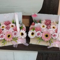 Кутия книга със сапунени цветя страхотен подарък за всеки специален павод, снимка 2 - Подаръци за жени - 40950715