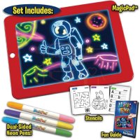 Детски Светещ магически таблет за рисуване Magic Sketch Pad, снимка 7 - Рисуване и оцветяване - 41733102
