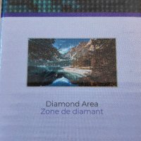 Картина от кристали, Simply Dots 72 x 40см, 35420 бр кристали в кутия, Езерото Брайес, снимка 5 - Пана - 39862618