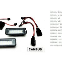 LED плафон за регистрационен номер VW Golf, Passat, снимка 1 - Аксесоари и консумативи - 38402584