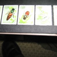 марки-серия-пчели-куба, снимка 1 - Филателия - 39744815