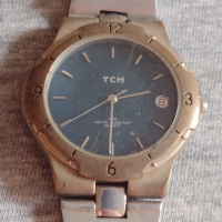 Оригинален мъжки часовник TSM QUARTZ WATER RESIST с красива верижка стилен дизайн - 15224, снимка 2 - Мъжки - 36242830