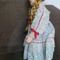 Порцеланова кукла 40см височина! Състояние използвано като ново! , снимка 3 - Колекции - 44241406