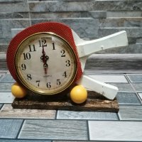 Часовник сувенир и чудесен подарък пинг понг, снимка 3 - Антикварни и старинни предмети - 35662860