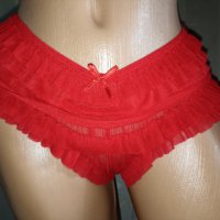 Penye M- Червени секси бикини с воланчета , снимка 5 - Бельо - 41099713
