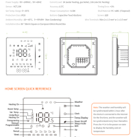Смарт WIFI термостат Becasmart BHT-006/сензорен екран/газови и водни бойлери/Android/IOS, снимка 15 - Бойлери - 44774485