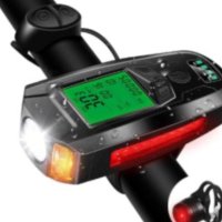 Комплект светлини за велосипед със скоростомер, USB акумулаторен компютър за велосипед, снимка 4 - Аксесоари за велосипеди - 44242820