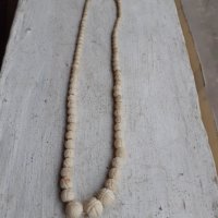 Стар дълъг гердан накит колие Слонова кост, снимка 7 - Антикварни и старинни предмети - 39954205