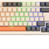 Механична геймърска клавиатура Rii, безжична, 101 клавиша, RGB подсветка, снимка 1 - Клавиатури и мишки - 44829528