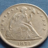Монета 1 долар 1872г. САЩ РЕПЛИКА на Американския сребърен долар за КОЛЕКЦИЯ 30047, снимка 8 - Нумизматика и бонистика - 42702858