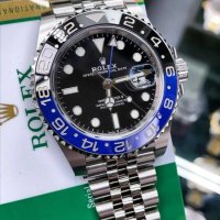 Мъжки луксозен часовник Rolex GMT-MASTER BATMAN , снимка 5 - Мъжки - 41628469