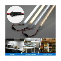 ТВЪРДА LED ЛЕНТА ЗА КУХНЕНСКИ ШКАФ НА 220V С PVC КОРПУС - код 2798, снимка 16 - Лед осветление - 33917499