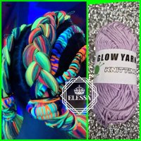 Удивително Светещо Влакно / Прежда за Коса - GLOW Yarn Hair Braids! КОД : glow3 💗 👑 💋, снимка 3 - Аксесоари за коса - 41715017