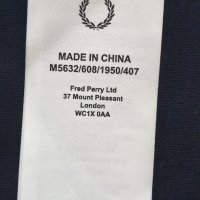 Fred Perry Cotton Mens Size М НОВО! ОРИГИНАЛ! Мъжка Тениска!, снимка 10 - Тениски - 44291642