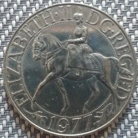 Монета на Елизабет ll 1977г., снимка 2 - Нумизматика и бонистика - 41440541