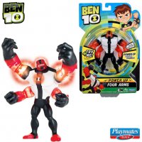 BEN 10 Светеща фигурка POWER UP Four Arms, Heatblast, Diamondhead, снимка 12 - Фигурки - 39949437