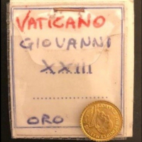  Златна монета Ватикана Йоан XXIII, снимка 3 - Нумизматика и бонистика - 44686729