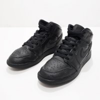 NIKE 554725 Air Jordan 1 Mid GS Оригинални Кожени Маратонки Кожа 36 23cm, снимка 1 - Маратонки - 44265345