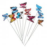 3595 Декоративна градинска пеперуда на колче, снимка 3 - Градински мебели, декорация  - 39782098