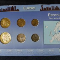 Естония 1991-2002 - Комплектен сет от 6 монети, снимка 2 - Нумизматика и бонистика - 44479820