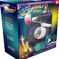 Игра за забавление Whirly Ball, Инфрачервена светеща летяща топка, снимка 5 - Електрически играчки - 38895160