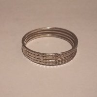 Сребърни пръстени тип халка, снимка 1 - Пръстени - 44311725