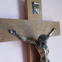 Стар кръст , Исус Христос 50.5х28см , снимка 5 - Други ценни предмети - 41394621
