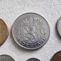 Монети. Холандия. Холандски 5, 10 , 25 цента , 1, 2  и 5  гулдена.  6 бр, снимка 3 - Нумизматика и бонистика - 42617926