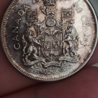 50 цента 1964 г Канада сребро

, снимка 6 - Нумизматика и бонистика - 41736875