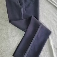 Тъмно син панталон с кант , снимка 3 - Панталони - 36005180