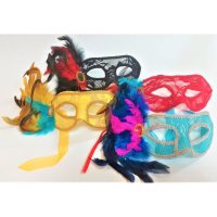  карнавална маска домино, снимка 1 - Други - 41497094