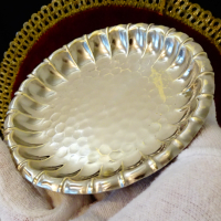 Посребрена чиния,купичка,релеф. , снимка 3 - Антикварни и старинни предмети - 36213445