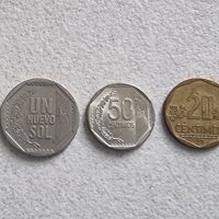 Монети .Перу. 10, 20,  50 сентимос. 1 и 5 солес. 5 бройки., снимка 1 - Нумизматика и бонистика - 42617891