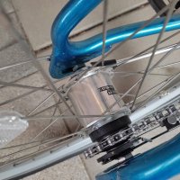 Продавам колела внос от Германия алуминиев сгъваем велосипед PONY SPORT 20 цола  SHIMANO STURMEY ARC, снимка 5 - Велосипеди - 33912226