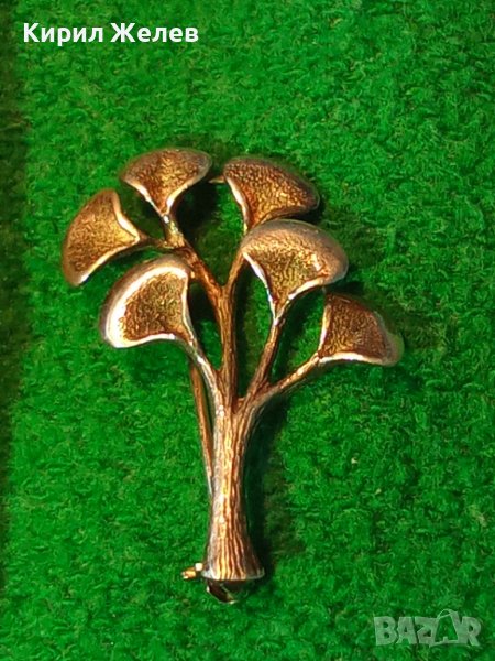 ФЛОРАЛНА СРЕБЪРНА ВИНТИДЖ БРОШКА ЛАКИРАНО СРЕБРО 925 РЕТРО СТИЛ БИЖУ МАЙСТОРСКА РЪЧНА РАБОТА 12332, снимка 1