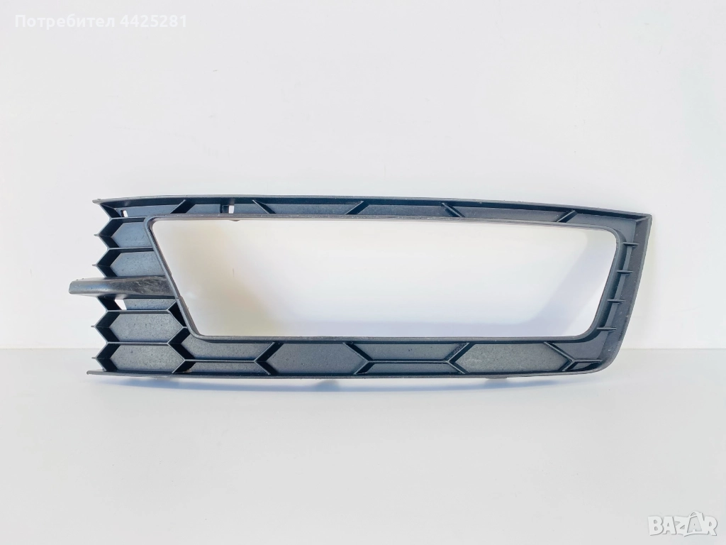 решетка в предна броня лява Skoda Rapid 2012-2019 г. #1060V. 5JA807681, снимка 1