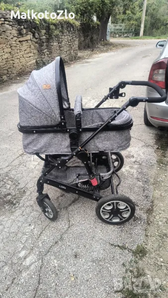 Бебешка количка/ Комбинирана детска количка  LORELLI LORA SET 3 в 1 - Dark Grey, снимка 1