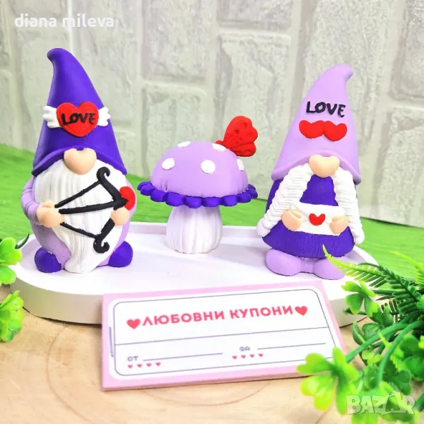 За деня на влюбените - сет в лилаво!!!, снимка 1